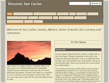 Tablet Screenshot of discoversancarlos.org
